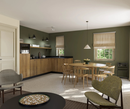 Accessible Renewed Woodland House (sleeps 8)