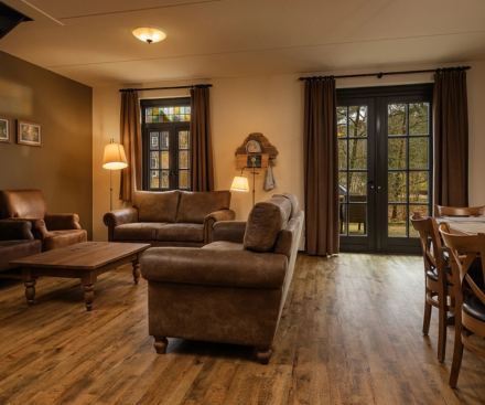 Low-allergen Woodland House (sleeps 6)
